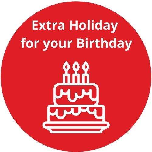 icon for extra holiday day on birthday